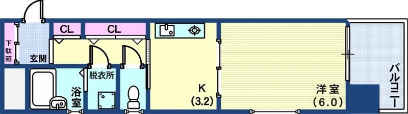 2階の間取り図