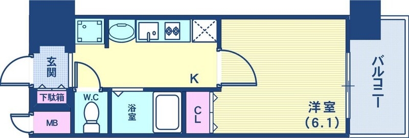 7階の間取り図