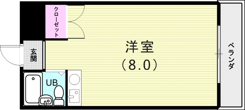 2階の間取り図