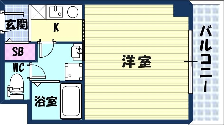 9階の間取り図