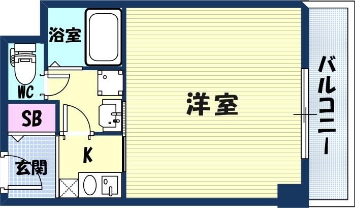 9階の間取り図