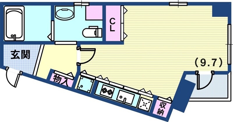 4階の間取り図