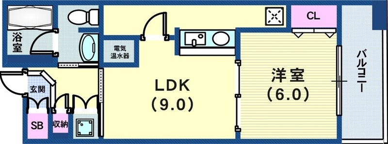 2階の間取り図
