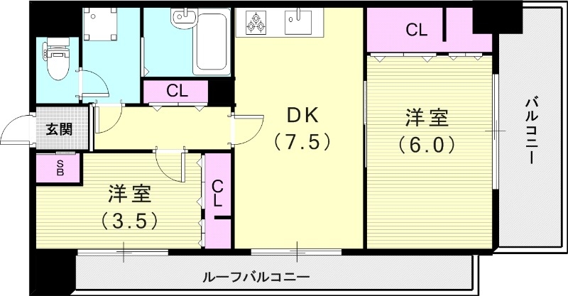 14階の間取り図