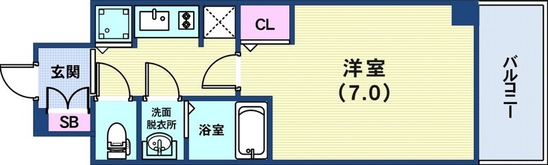 6階の間取り図