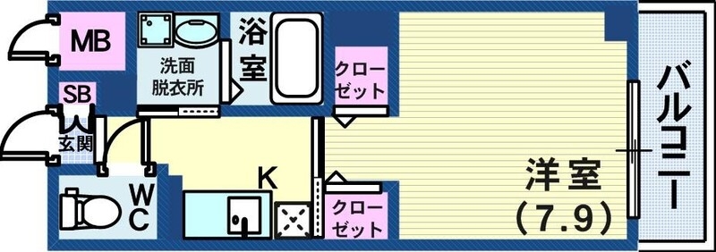 2階の間取り図