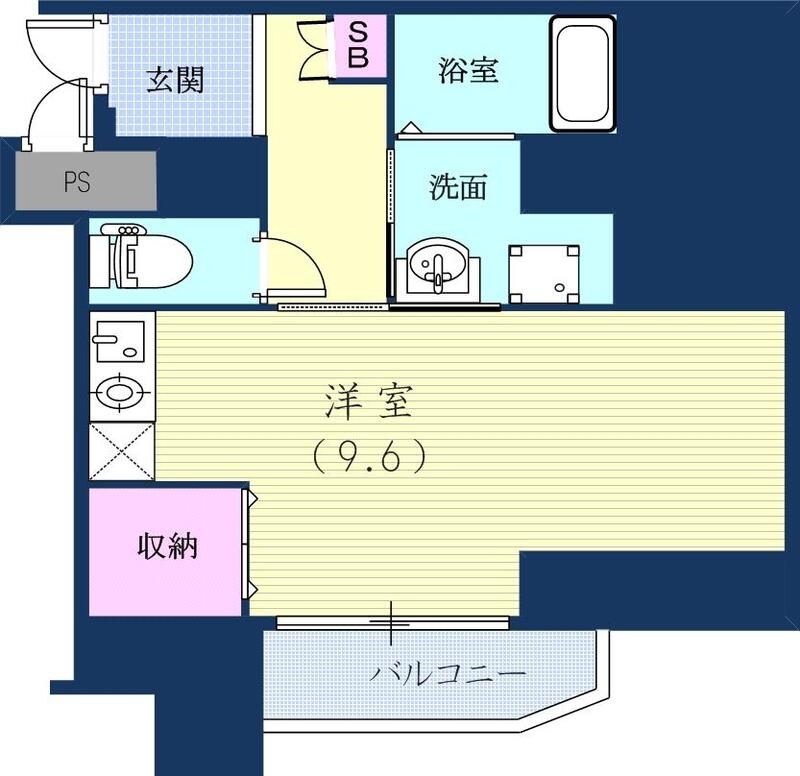 5階の間取り図
