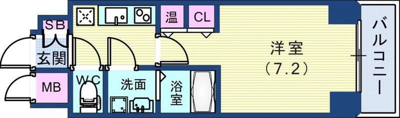 広め1Ｋのお部屋です♪