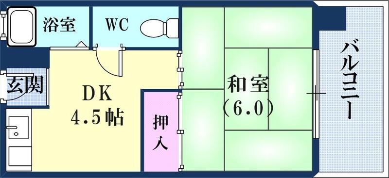 2階の間取り図