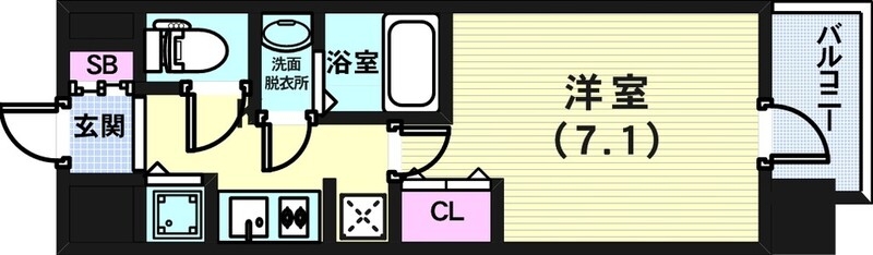 3階の間取り図