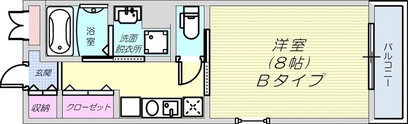 ゆったり明るいお部屋でのんびり