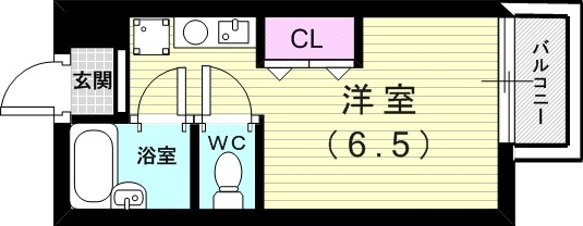 1R（19.76平米）カードキー・シューズボックス