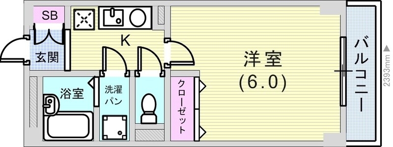 1階の間取り図