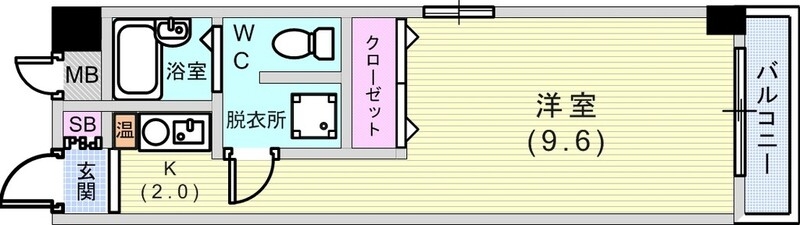 大学生、単身の方におすすめ。生活しやすい閑静な住宅街。