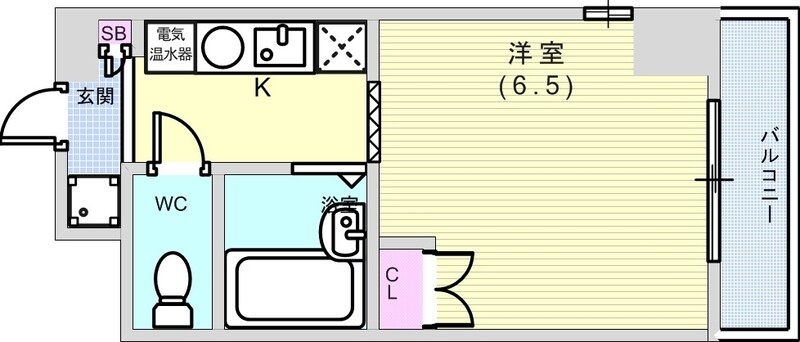 2階の間取り図