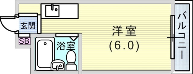 1R（１８平米）ミニキッチン・ユニットバス・ネット使用料無料