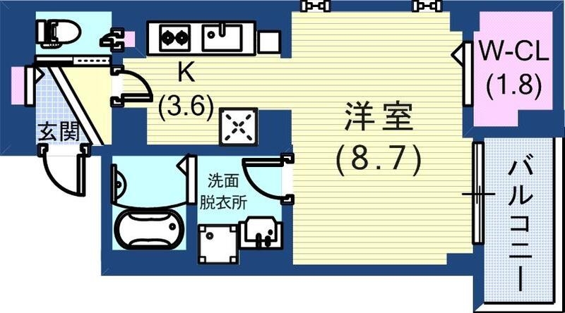 4階の間取り図