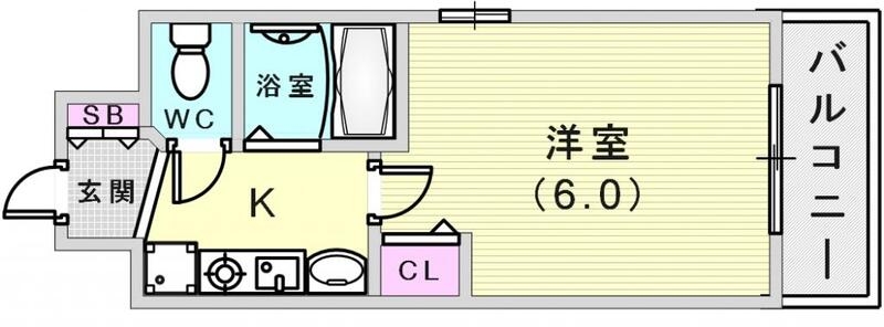 使いやすい１Kタイプです