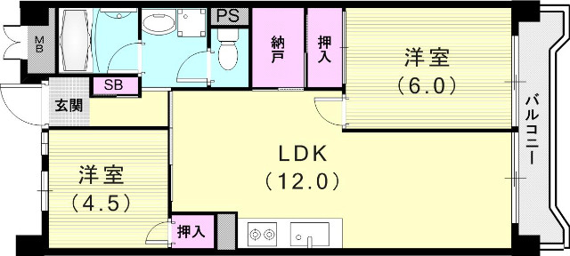 11階の間取り図