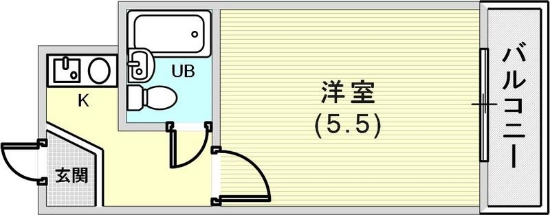 4階の間取り図
