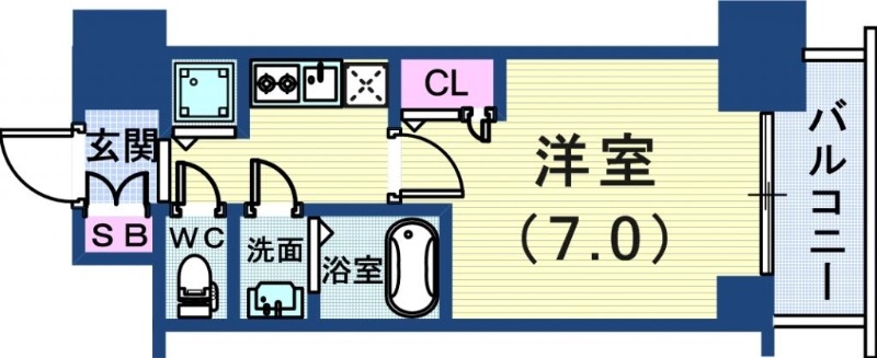 9階の間取り図