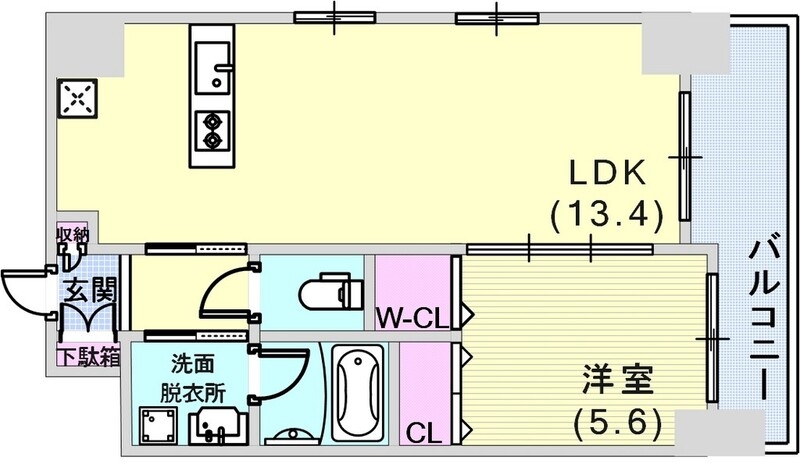 使いやすい1ＬＤＫの間取り