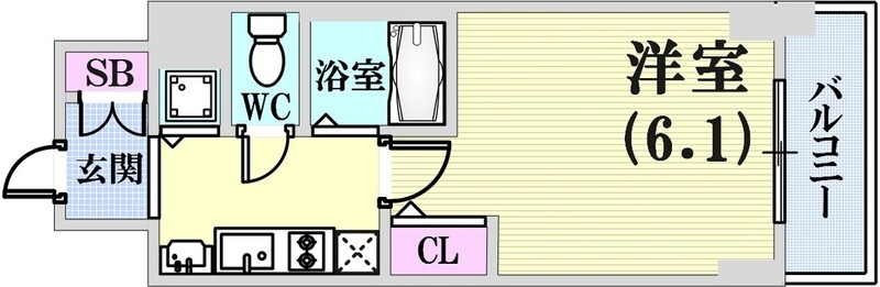 9階の間取り図