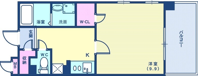 4階の間取り図