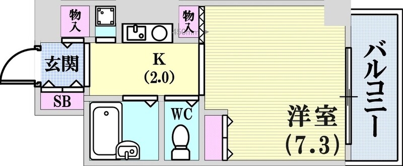 9階の間取り図