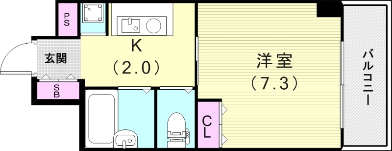 9階の間取り図