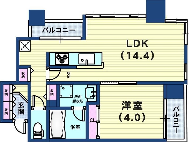 3階の間取り図
