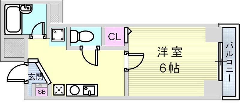 4階の間取り図