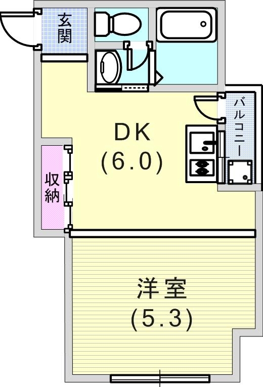 7階の間取り図