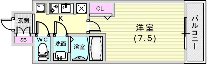 5階の間取り図