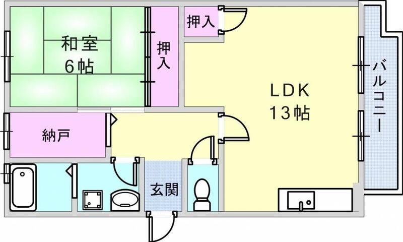 使いやすい1ＬＤＫ