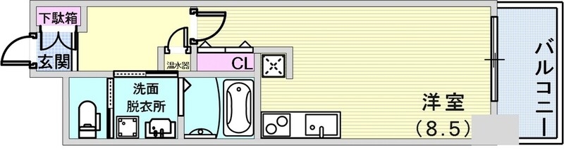9階の間取り図