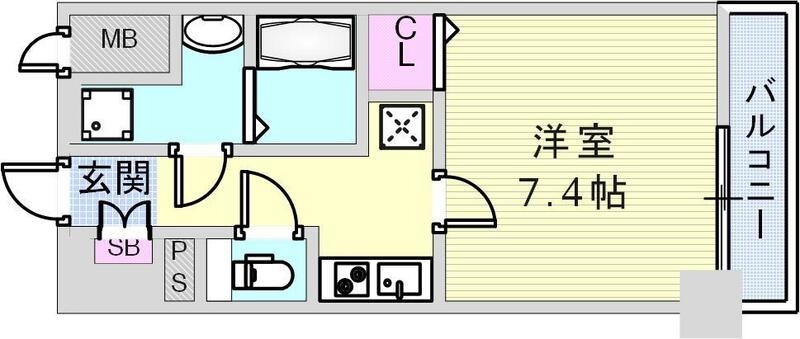 7階の間取り図