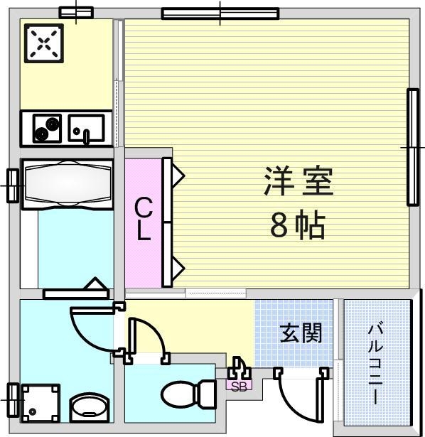 2階の間取り図