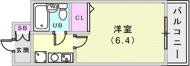 8階の間取り図