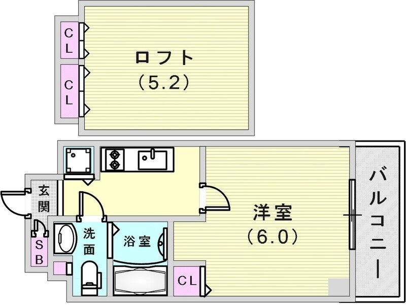ロフト付きが魅力ですね。