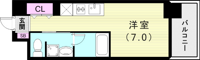 4階の間取り図