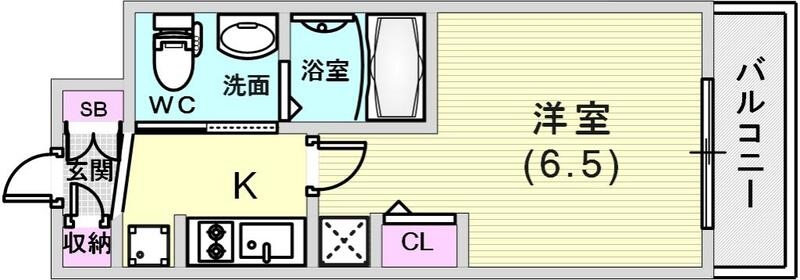 5階の間取り図