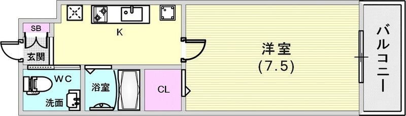 2階の間取り図