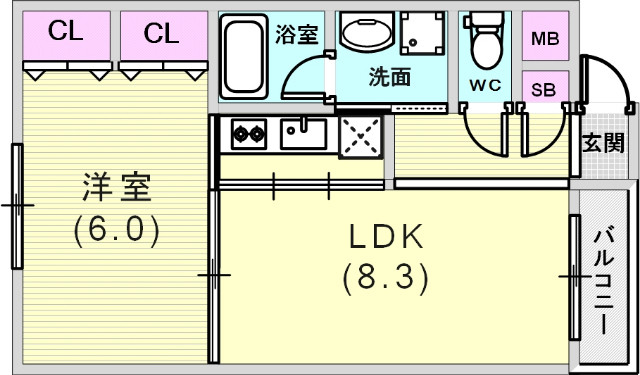 3階の間取り図