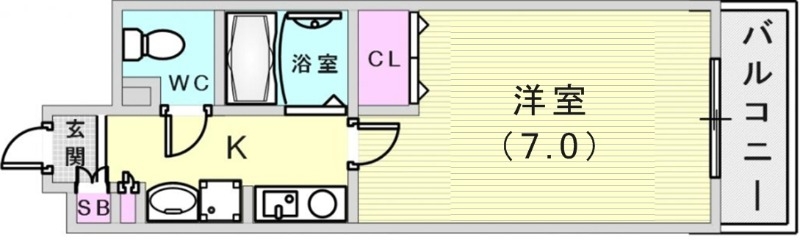 4階の間取り図
