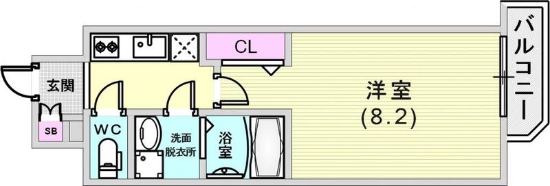 5階の間取り図