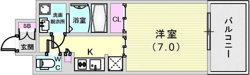 2階の間取り図
