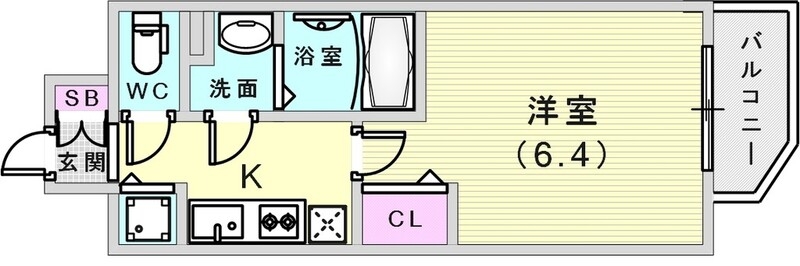10階の間取り図