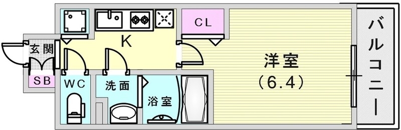 4階の間取り図