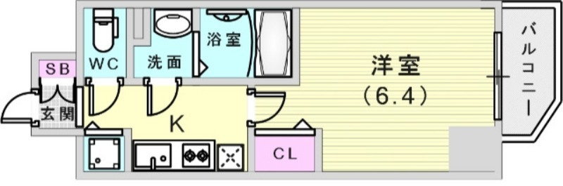9階の間取り図